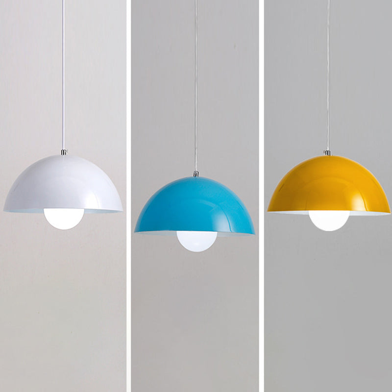 Dome Pendant Ceiling Light – Modern Metal Design With 1 Ideal For Restaurant