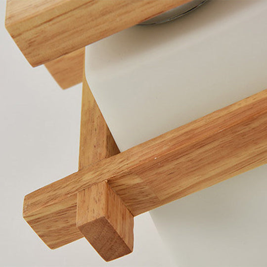 Contemporary Frosted Glass Semi - Flush Chandelier For Hallway Ceiling Mount