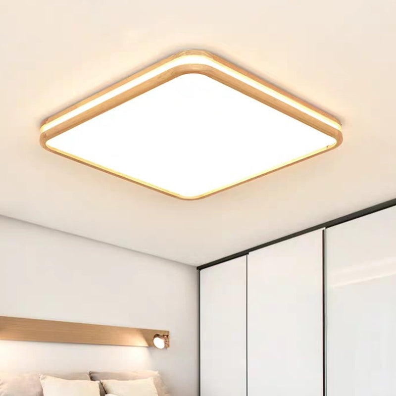 Ultra-Contemporary Integrated Led Semi Flush Ceiling Mount Chandelier For Bedroom