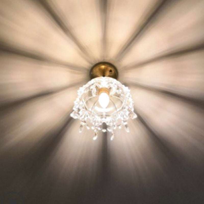 Contemporary Gold Glass Flower Pendant Ceiling Light - Elegant Suspended Lighting Fixture