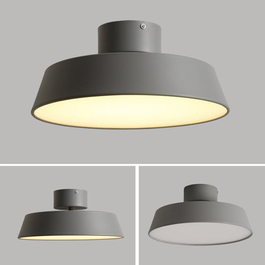 Nordic Style Acrylic Led Ceiling Light Fixture - Circle Design