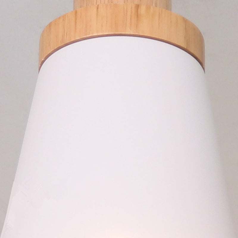 Modern Tapered Ceiling Flush Mount Light - Stylish Metal Close To Lighting Fixture