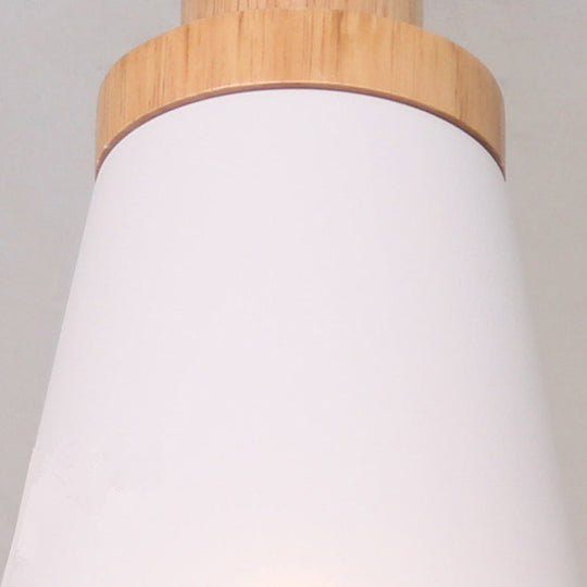 Modern Tapered Ceiling Flush Mount Light - Stylish Metal Close To Lighting Fixture