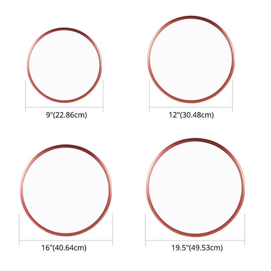 Modern Round Flush Mount Ceiling Light - Super-Thin Design 1 Acrylic Contemporary Fixture