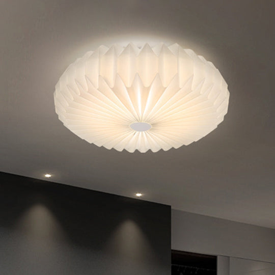 Contemporary Acrylic Flower Flush Mount Ceiling Light For Bedroom