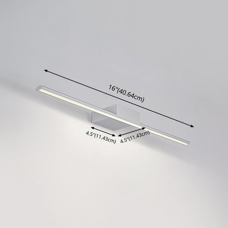 Modern Nordic Led Vanity Lamp For Bathroom - Wall Mounted Mirror Front