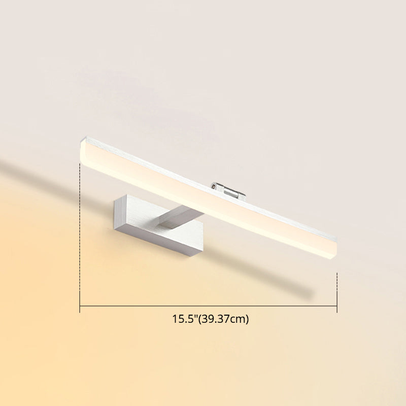 Modern Led Bathroom Mirror Cabinet Light In 3 Color Finishes