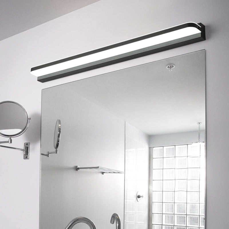 Modern Linear Vanity Wall Lamp Stylish Bathroom Lighting Solution With Multiple Sight Options