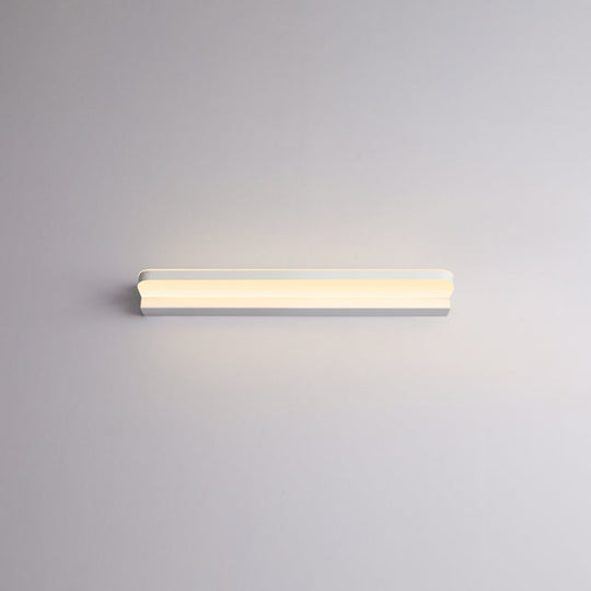 Contemporary Vanity Wall Lamp For Makeup - Bathroom Ambient Lighting White / 16.5 Warm