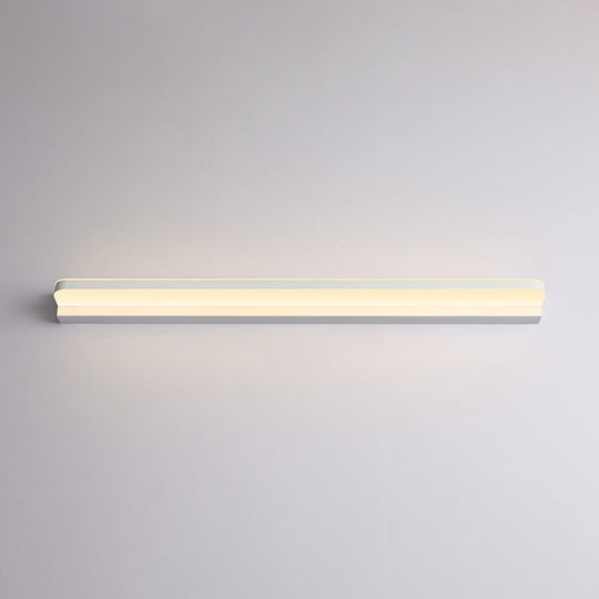 Contemporary Vanity Wall Lamp For Makeup - Bathroom Ambient Lighting White / 28 Warm