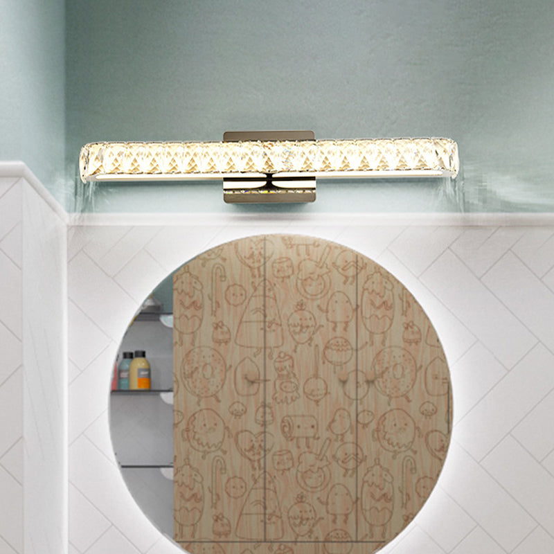 Modern Opulent Crystal Vanity Sconce For Bathroom