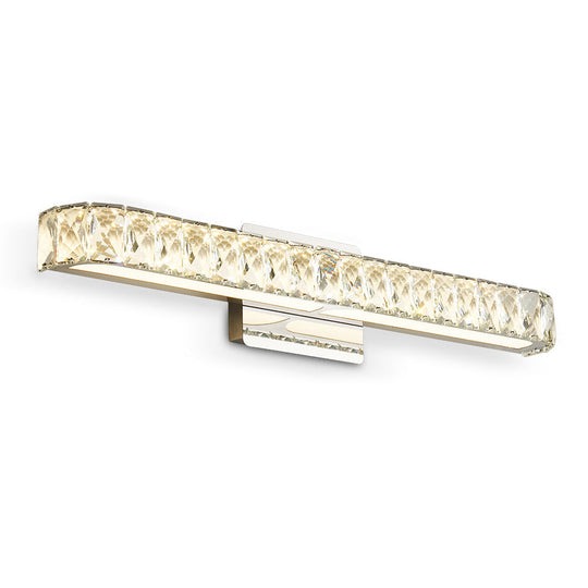 Modern Opulent Crystal Vanity Sconce For Bathroom