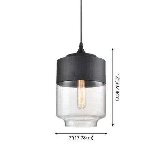 Emma - Retro Industrial Style Glass Pendant Ceiling Lights For Restaurant