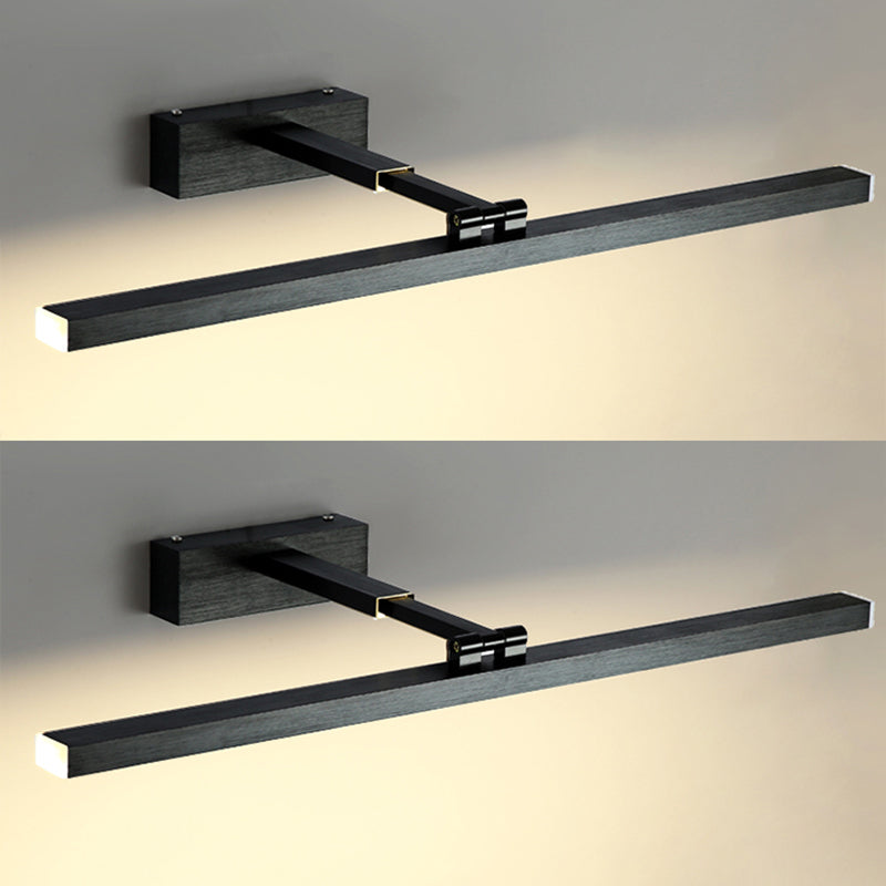 Modern Minimalist Metal Vanity Wall Light Fixture - Armed Single