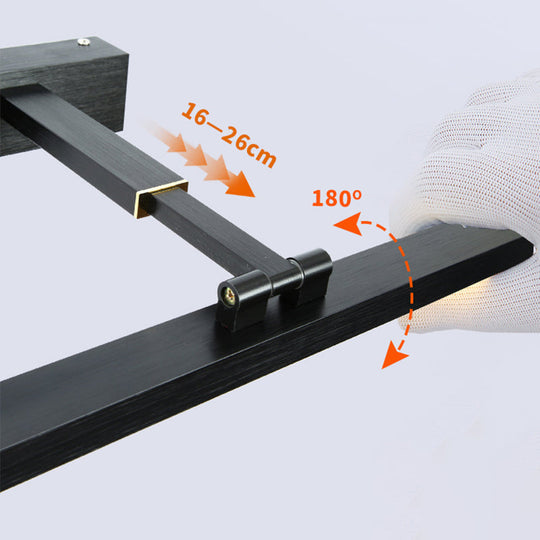 Modern Minimalist Metal Vanity Wall Light Fixture - Armed Single