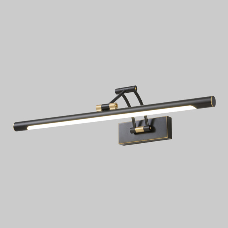 Luxury Copper Vanity Wall Light Fixture - Modern Style Single Arm Black / 17