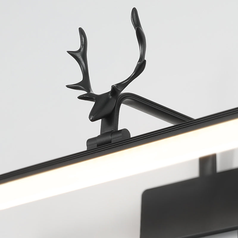 Nordic Light Rectangular Vanity Wall - Extravagant Style Metal Frame