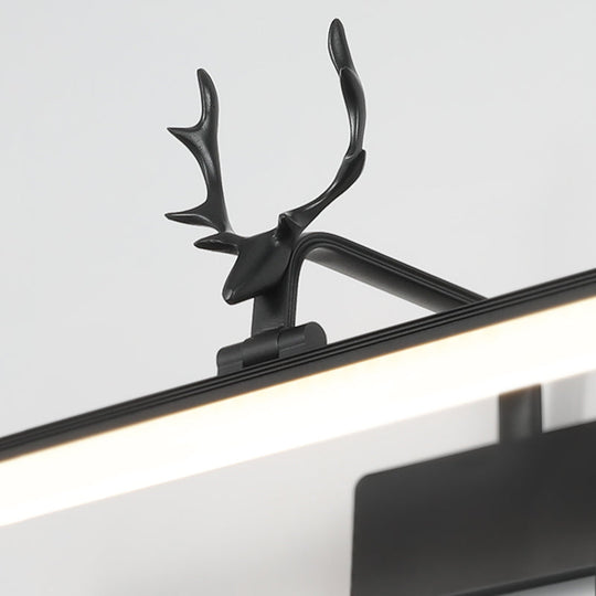 Nordic Light Rectangular Vanity Wall - Extravagant Style Metal Frame