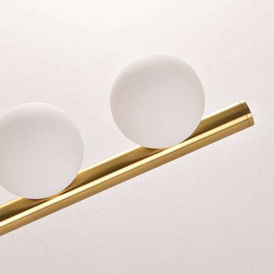 Modern Luxury Glass Vanity Light - 3 Spherical Wall Lights