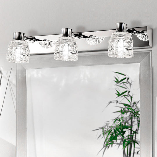 Retro Crystal Vanity Lights: Elegant Armed Wall Light Fixtures