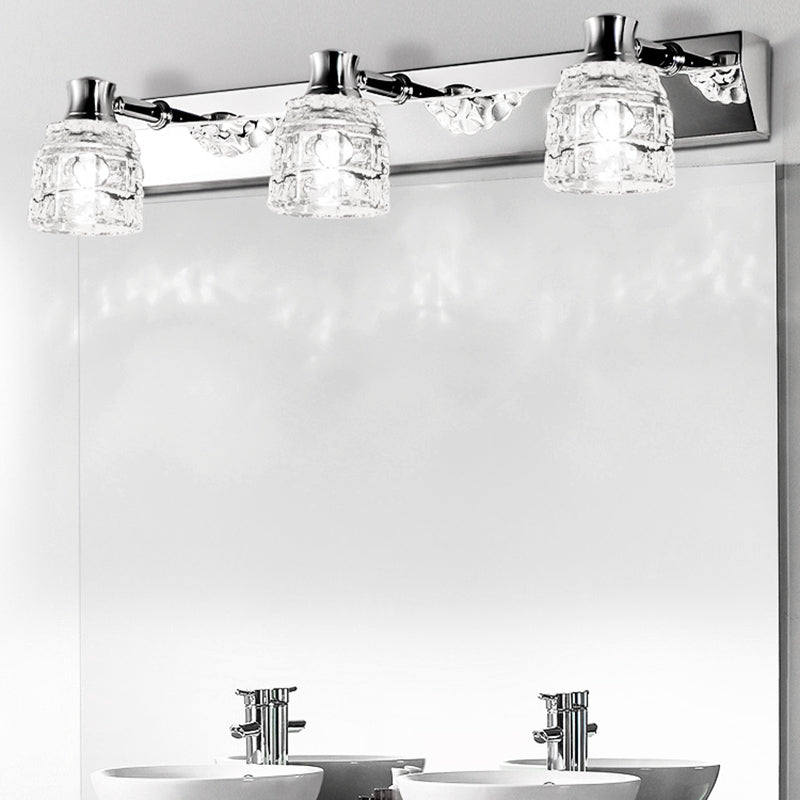 Retro Crystal Vanity Lights: Elegant Armed Wall Light Fixtures
