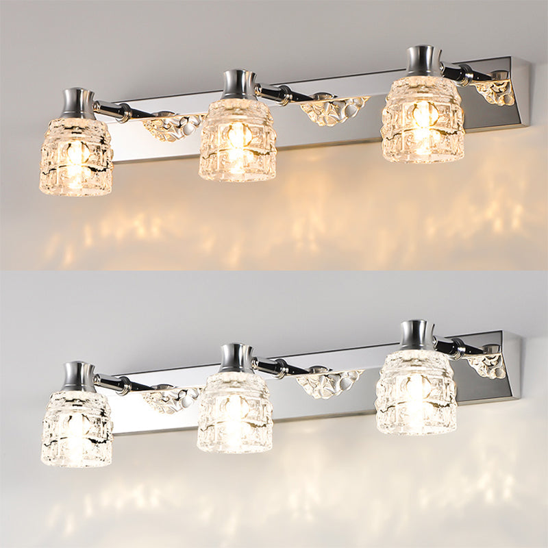 Retro Crystal Vanity Lights: Elegant Armed Wall Light Fixtures