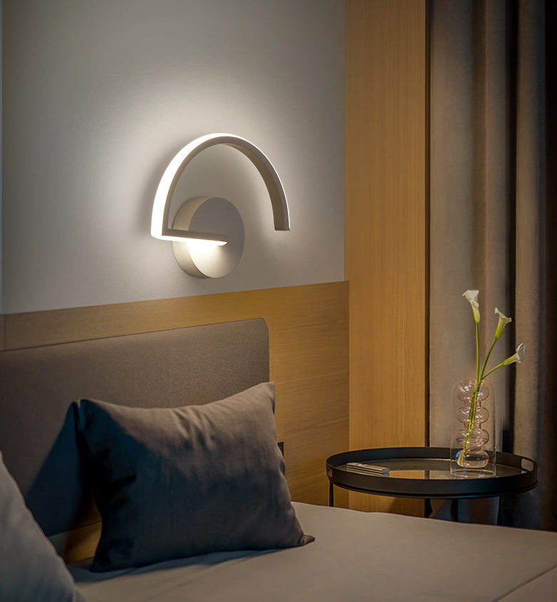 Nordic Style Led Metal Wall Sconce Lamp For Bedroom And Living Room