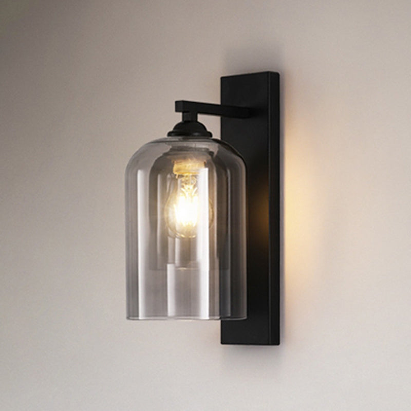 Exquisite Wall Light Sconce With Inner Glass Shade For Corridor And Bedroom