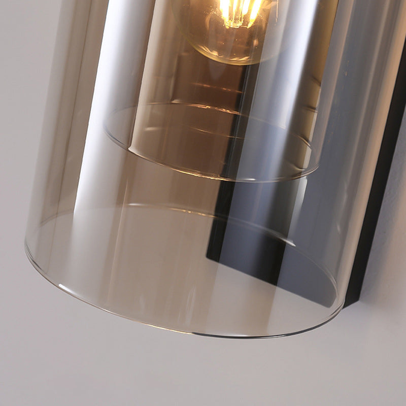 Exquisite Wall Light Sconce With Inner Glass Shade For Corridor And Bedroom