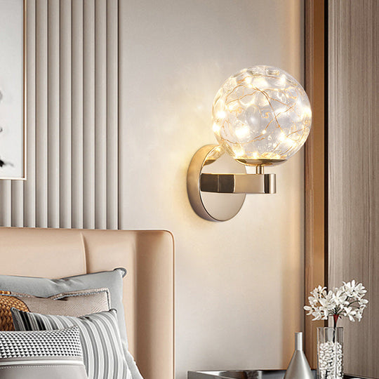 Nordic Star Wall Lamp: Modern Sconce Light For Bedroom Or Living Room