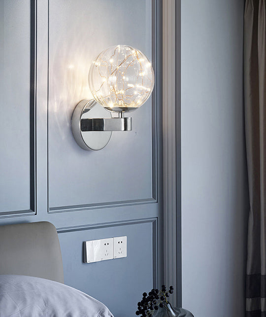 Nordic Star Wall Lamp: Modern Sconce Light For Bedroom Or Living Room