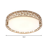 Modern Cylindrical Crystal Led Ceiling Light With Remote Dimming And Color Changing - Perfect For