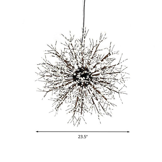 Modern Crystal Starburst Chandelier: 23.5’/31.5’ Wide 8/12 Lights White/Red And Green