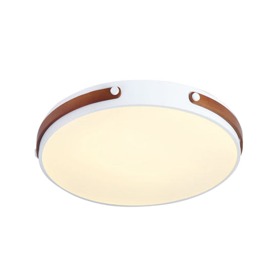 Modernist Acrylic Led Ceiling Lamp Warm/White Light 16/21.5 Wide