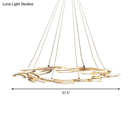29.5/37.5/45 Acrylic Branch Led Chandelier Pendant Ceiling Light
