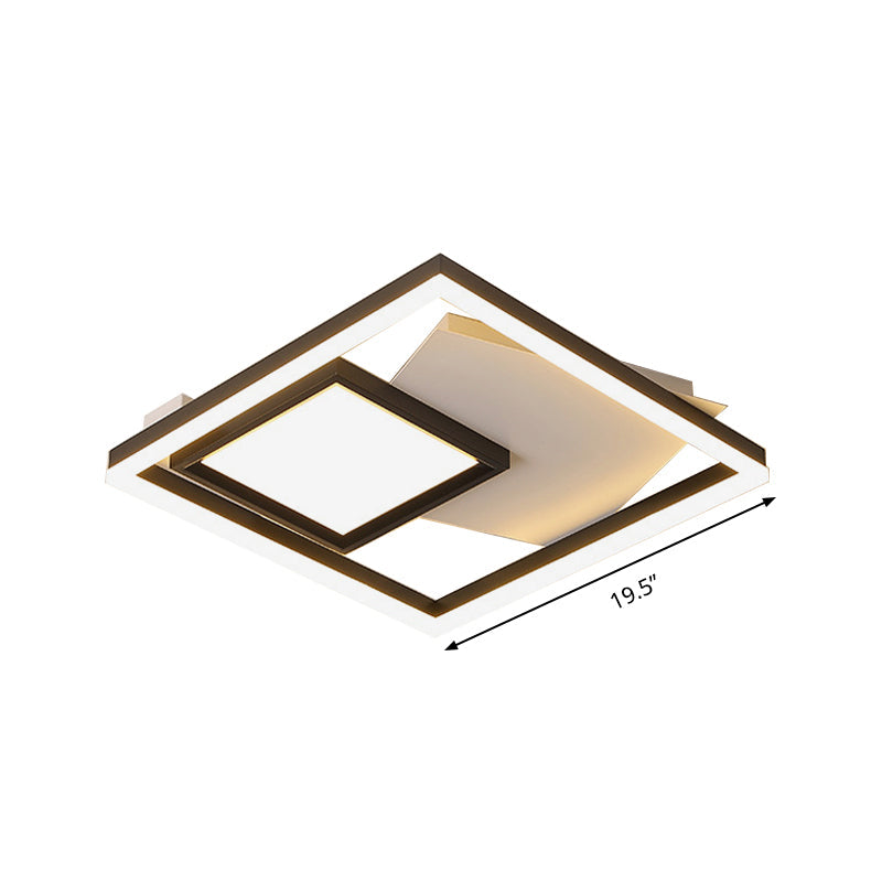 Flush Mount Led Rectangle Ceiling Light