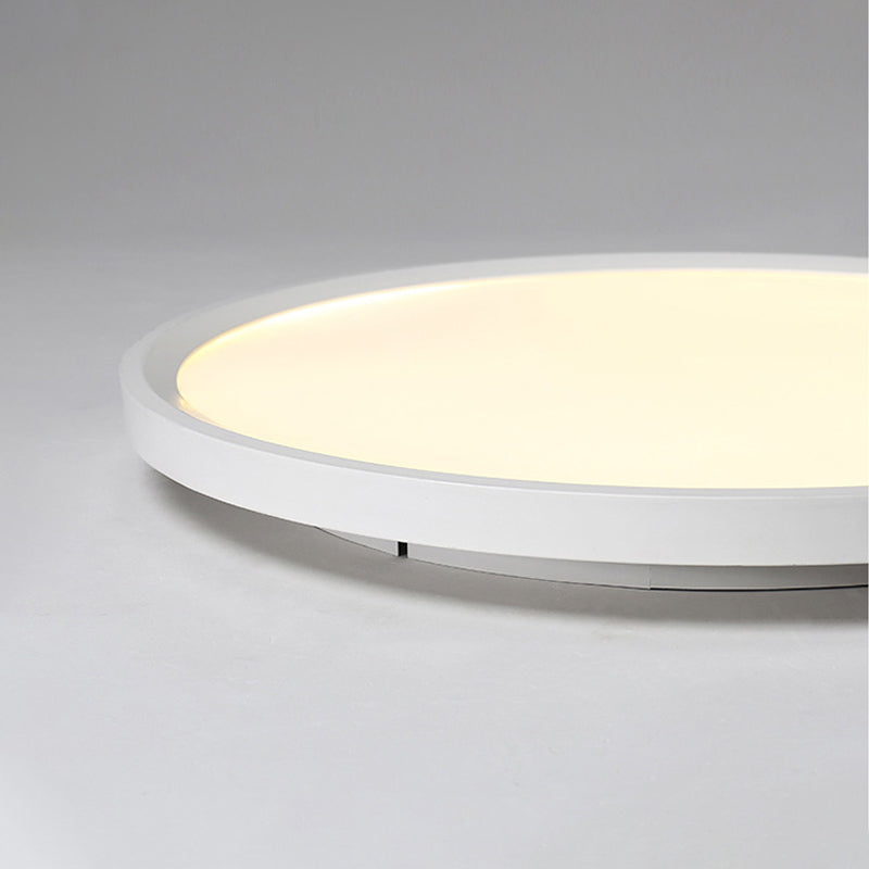 Minimalist White Disc Flush Light - Super Thin Acrylic Led Ceiling Lamp 16’/19.5’/23.5’ Dia