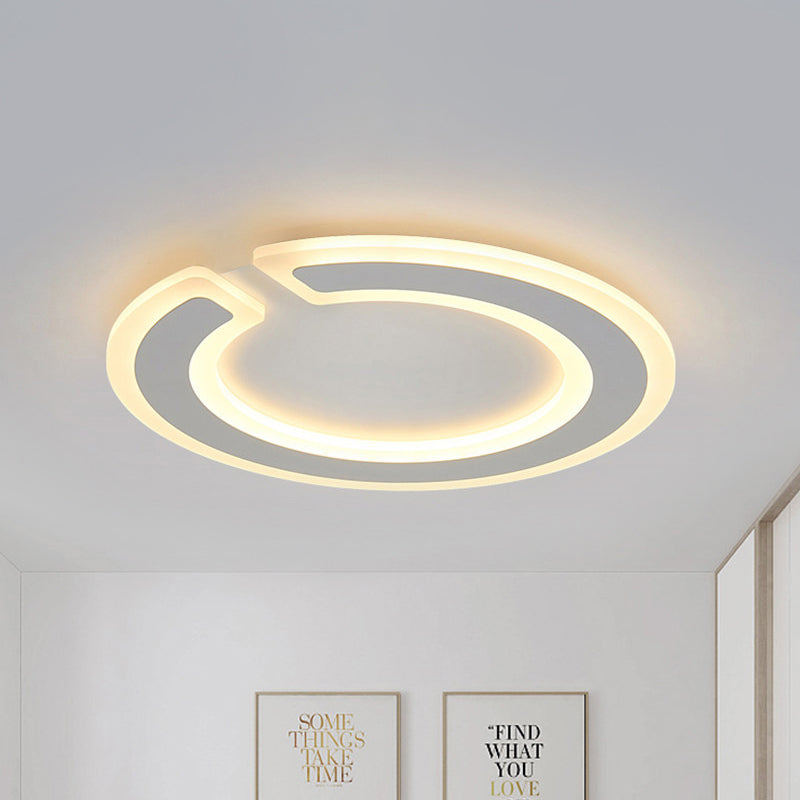 16.5’/20.5’ Dia Round Ceiling Lamp - Simple & Elegant Led Flushmount Lighting In