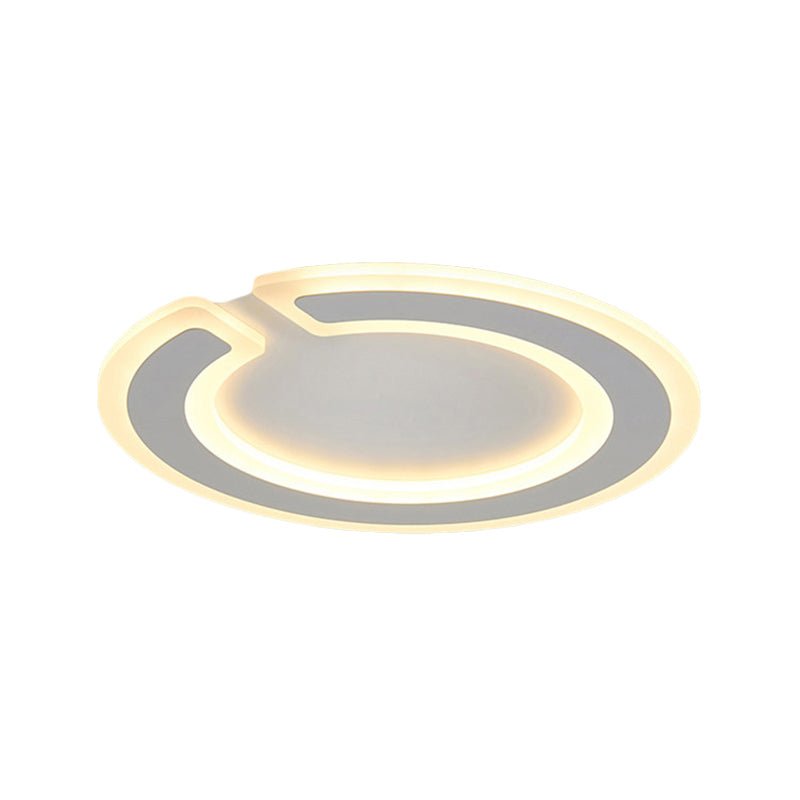 16.5’/20.5’ Dia Round Ceiling Lamp - Simple & Elegant Led Flushmount Lighting In