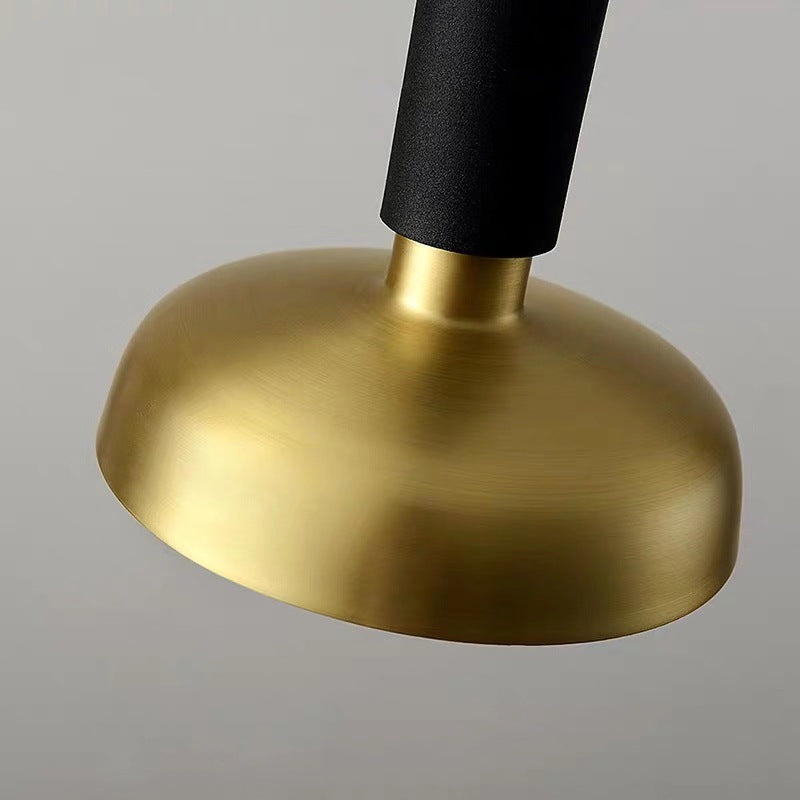 Barn Metal Pendant Light Kit: Minimalist 1-Light Hanging Lamp For Bedside - White/Black