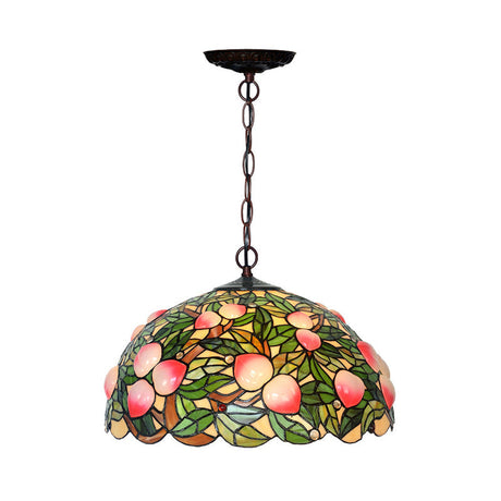 Victorian Pink Cut Glass Chandelier Pendant With 1/2/3 Lights - Elegant Bronze Finish Ideal For
