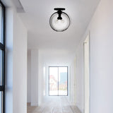 Modern 2-Head Flushmount Ceiling Lamp With Colorful Glass Shades - Global Mounted Light

Or

Global