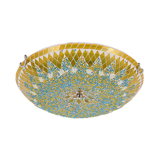 Modern Mediterranean Rhombus Flush Mount Spotlight Led Flushmount Lighting For Living Room -