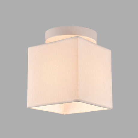 Traditional Black/White Flush Ceiling Mount Light Fixture For Corridor