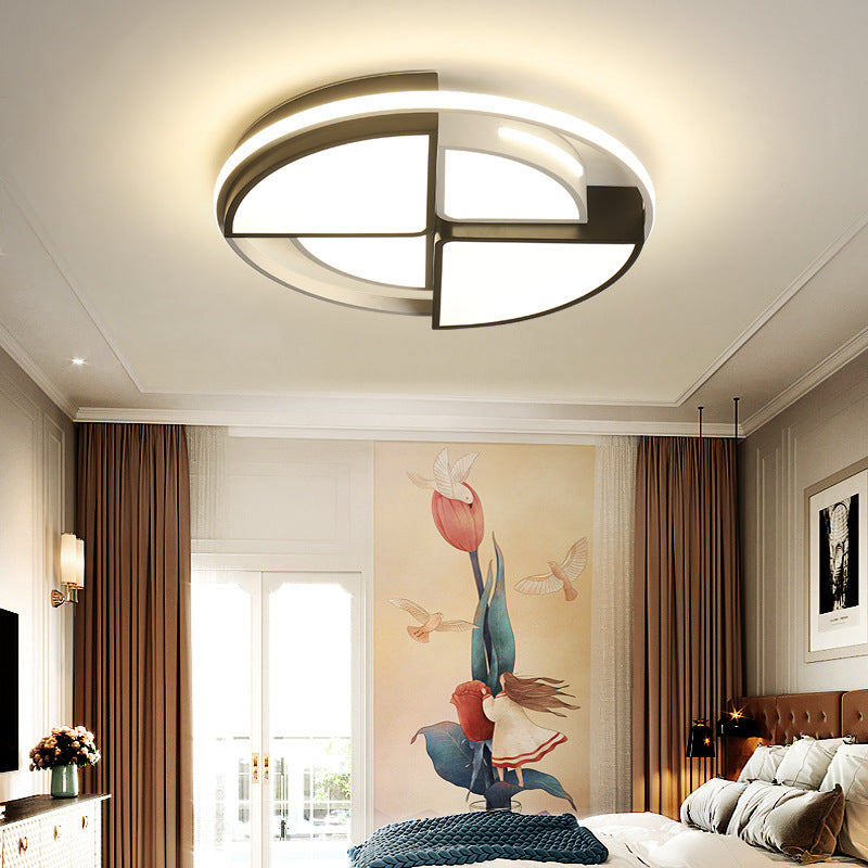 Modern Acrylic Round Ceiling Lights Flush Mount - Warm/White 16’/19.5’’ Note: Seo