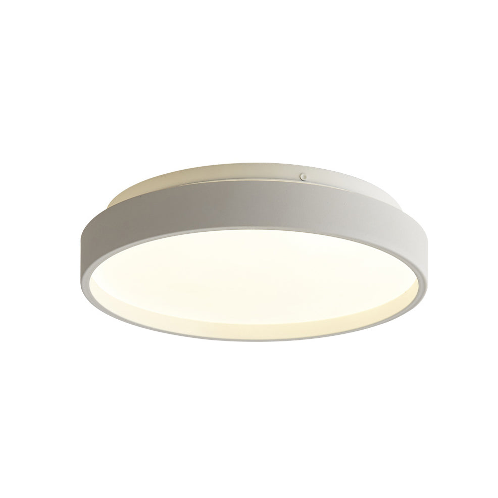 Modern Acrylic Flush Mount Ceiling Light - 12/18 Round Coffee Bronze/Gold/White Indoor Use