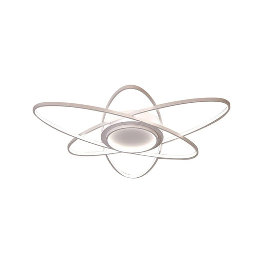 Modern Creative Ceiling Lights - Acrylic And Metal Light Fixture (25.5’/31.5’/39’) Warm/White