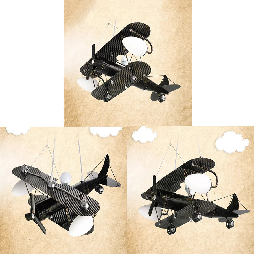 Vintage-Style Glider Kindergarten Metal Chandelier In Antique Brass

Note: Seo Is Important So Its