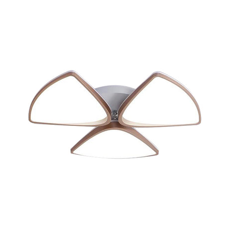 Modern Acrylic Bedroom Ceiling Light Fixture 3/4/5 Heads In White With 3 Color Options