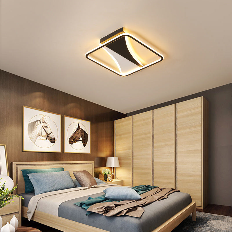 Ultra Thin Flush Metallic Led Ceiling Light - Warm/White Various Sizes Available White / 16’ Warm